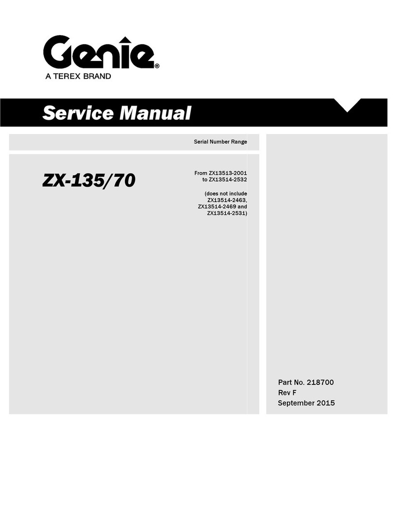 Terex Genie ZX-135/70 User manual Terex Genie ZX-135/70 User manual