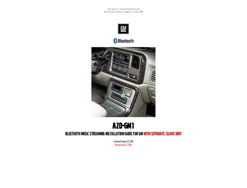 GMC A2D-GM1 User manual