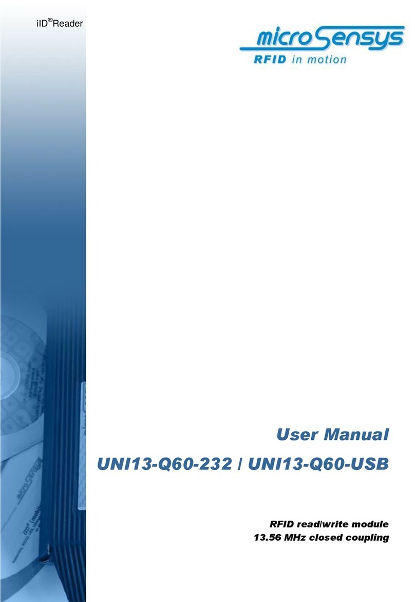 microsensys iID UNI13-Q60-232 User manual