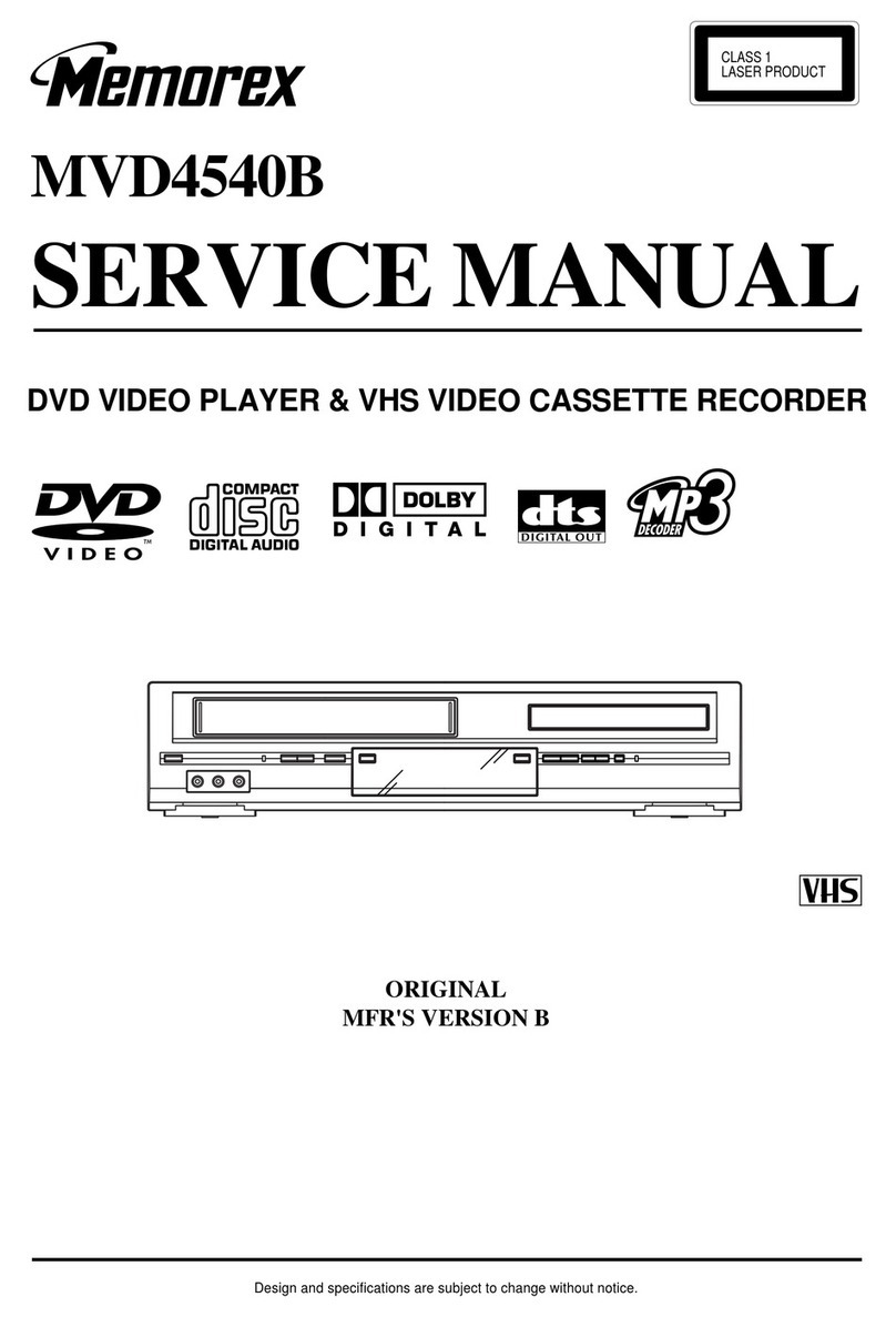 Memorex MVD4540B Service manual