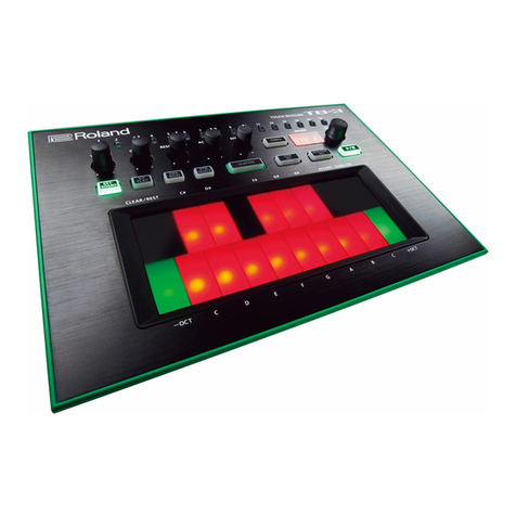 Roland AIRA TB-3 General instructions