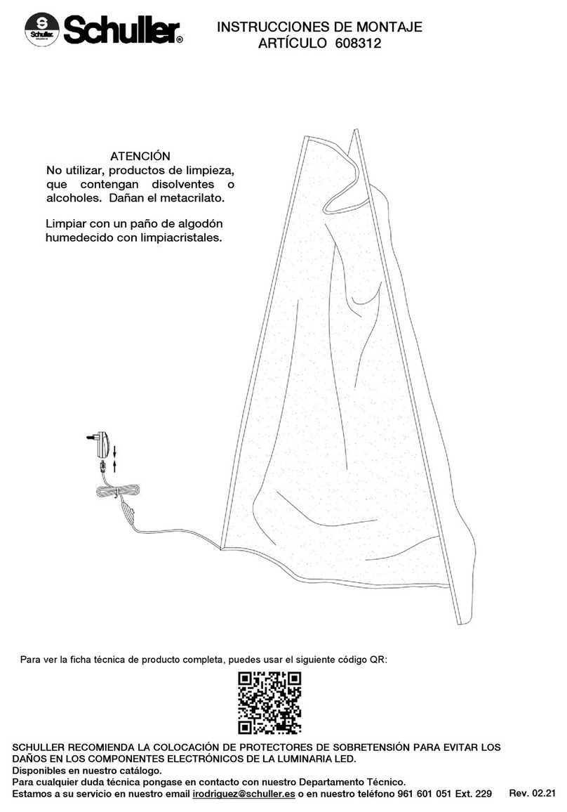 Schuller 608312 Assembling instructions