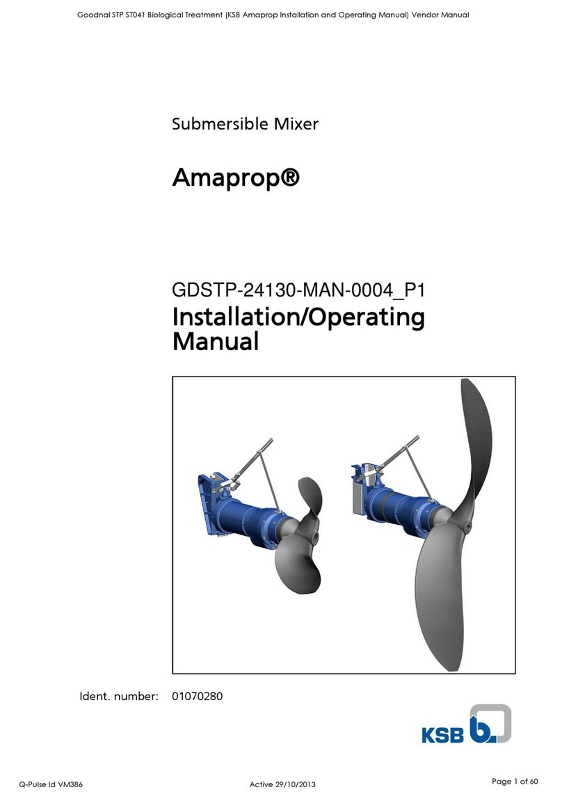 KSB Amaprop GDSTP-24130-MAN-0004 P1 Installation instructions