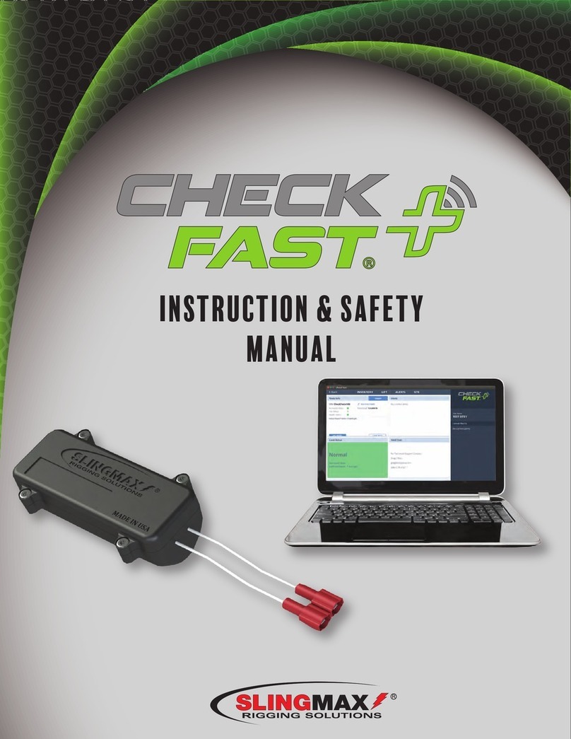 Slingmax CHECK FAST Plus Instruction & safety manual