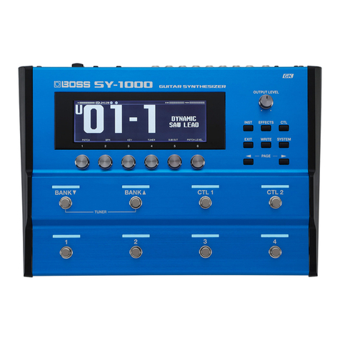 BOSSCO SY-1000 Reference manual