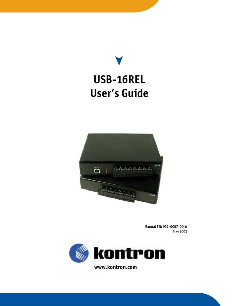 Kontron USB-16REL User manual