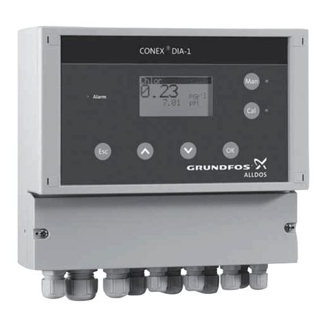 GRUNDFOS ALLDOS Conex DIA-1 Installation and operating instructions