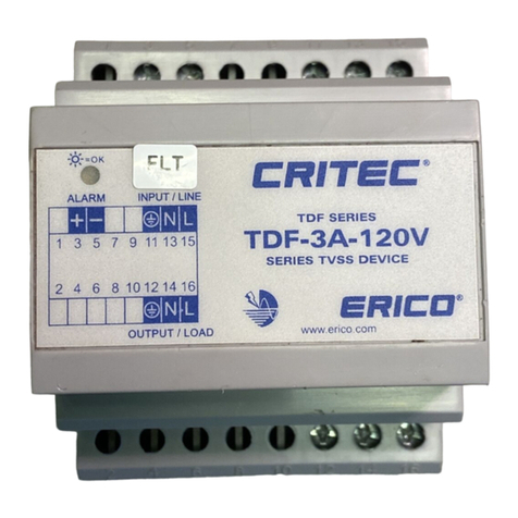 ERICO TDF-3A-120V installation instructions