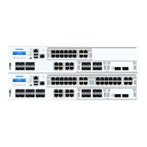 Sophos XGS 5500 User manual Sophos XGS 5500 User manual