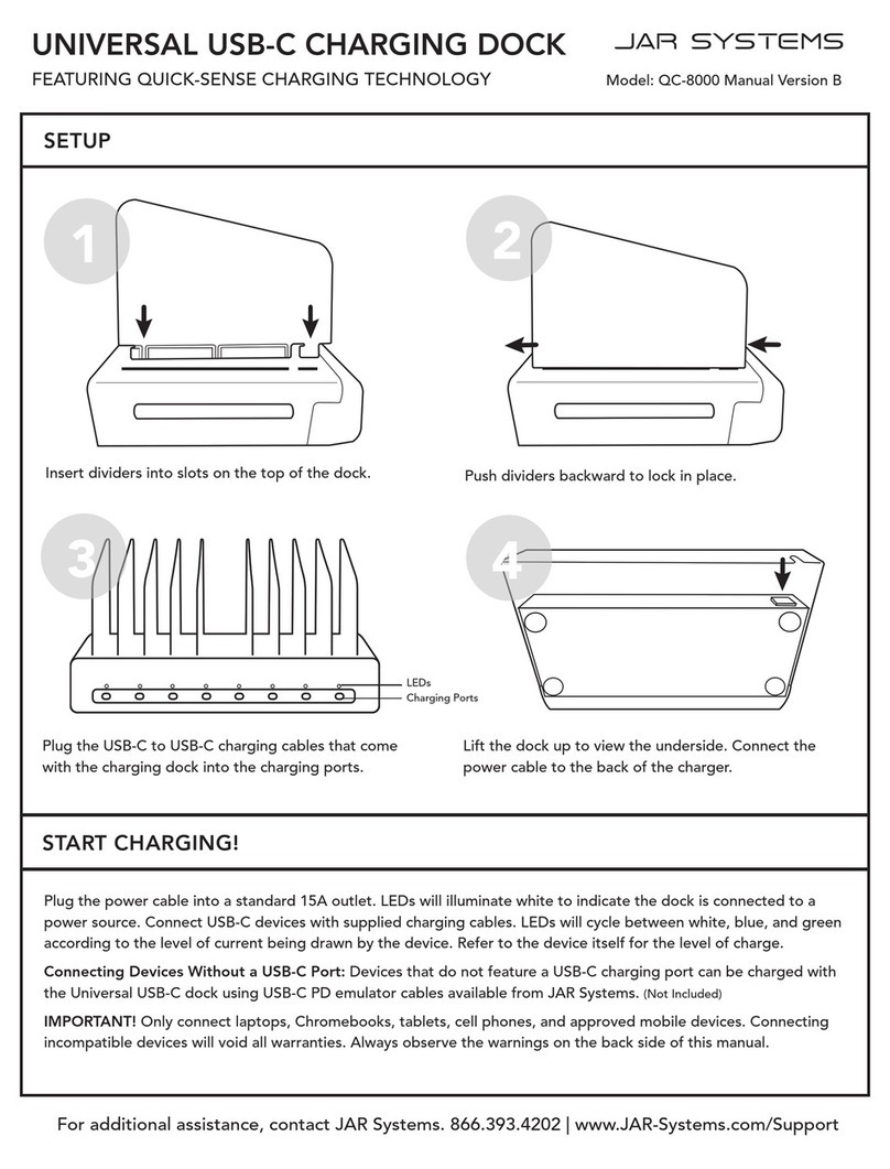 JAR Systems QC-8000 User manual
