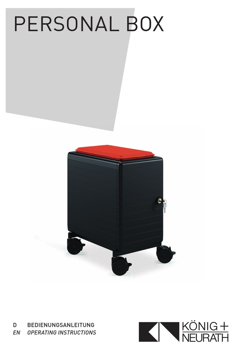 Konig + Neurath PERSONAL BOX operating instructions Konig + Neurath PERSONAL BOX operating instructions