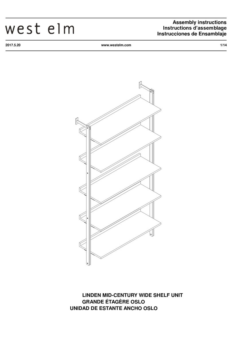 West Elm LINDEN MID-CENTURY User manual