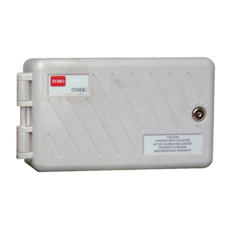 Toro OSMAC RDR Satellite Controller User manual Toro OSMAC RDR Satellite Controller User manual