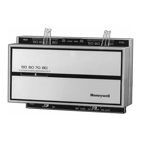 Honeywell Tradeline T874D User manual