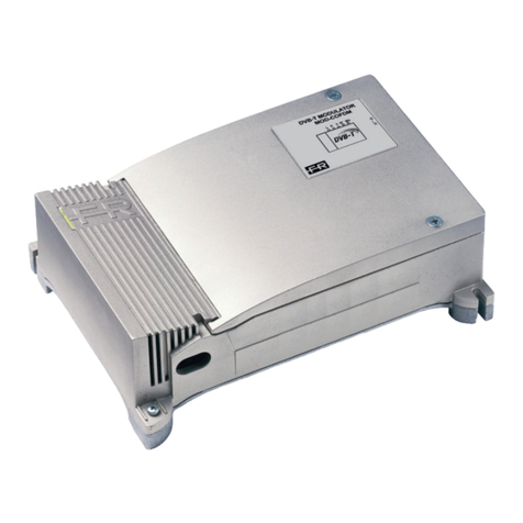 Fracarro MOD-DVB-TC operating instructions