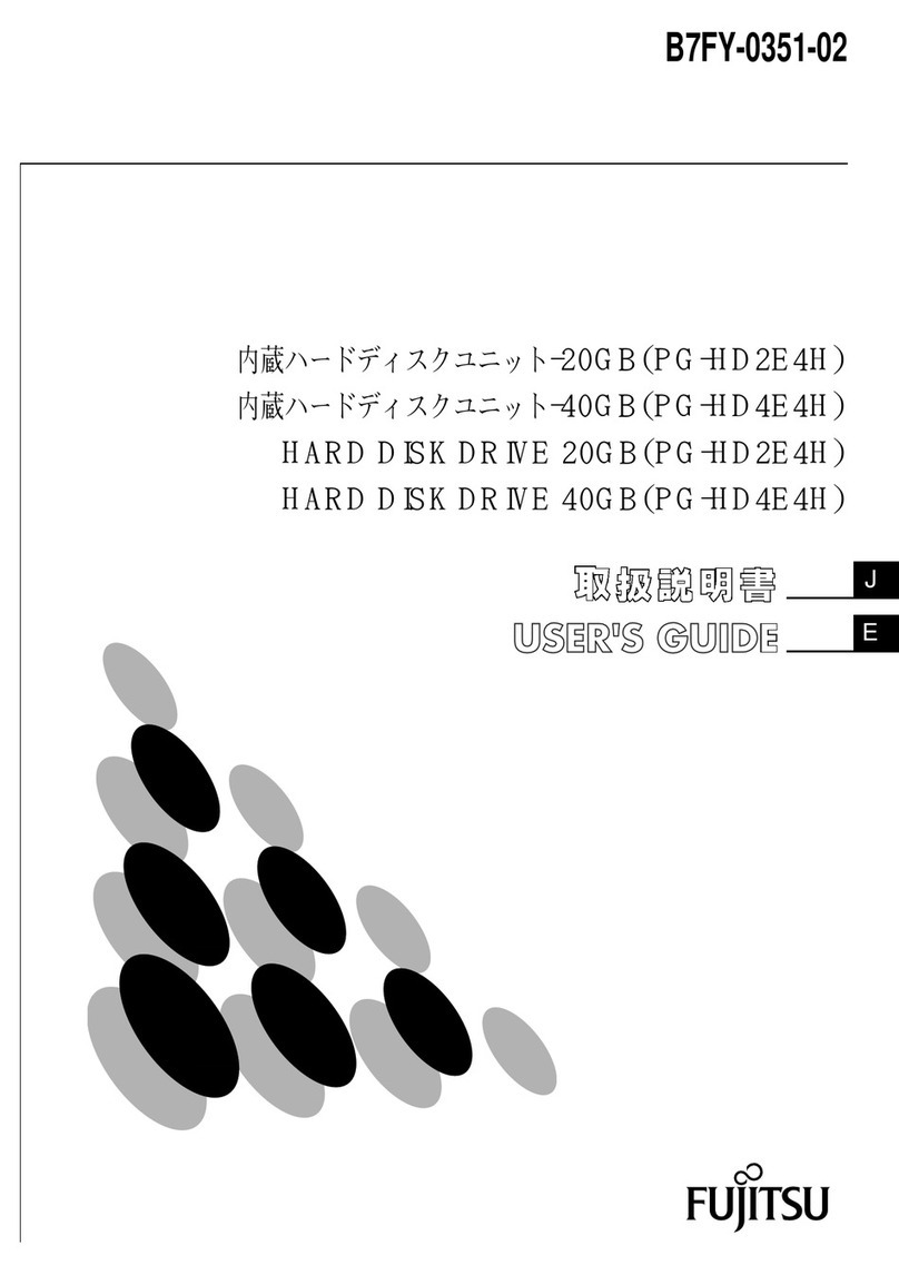 Fujitsu PG-HD2E4H User manual
