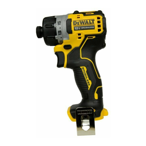 DeWalt DCF601 instruction manual