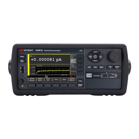 Keysight B2980B Series User manual