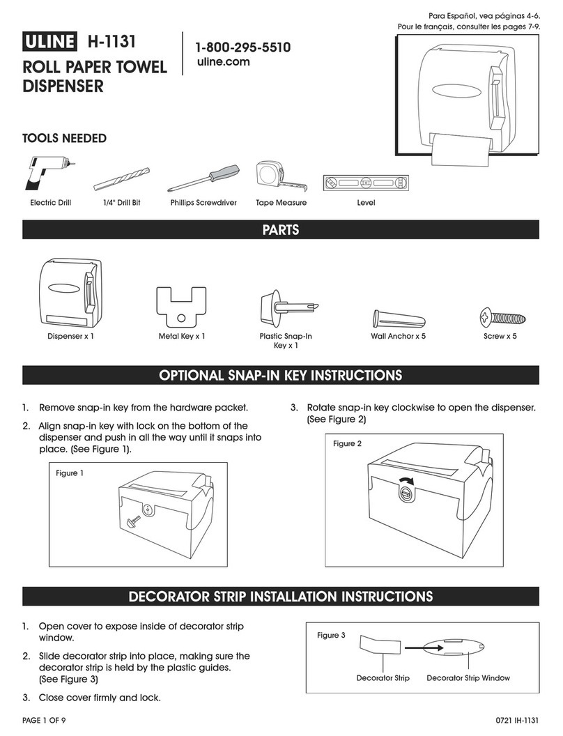 U-Line H-1131 User manual