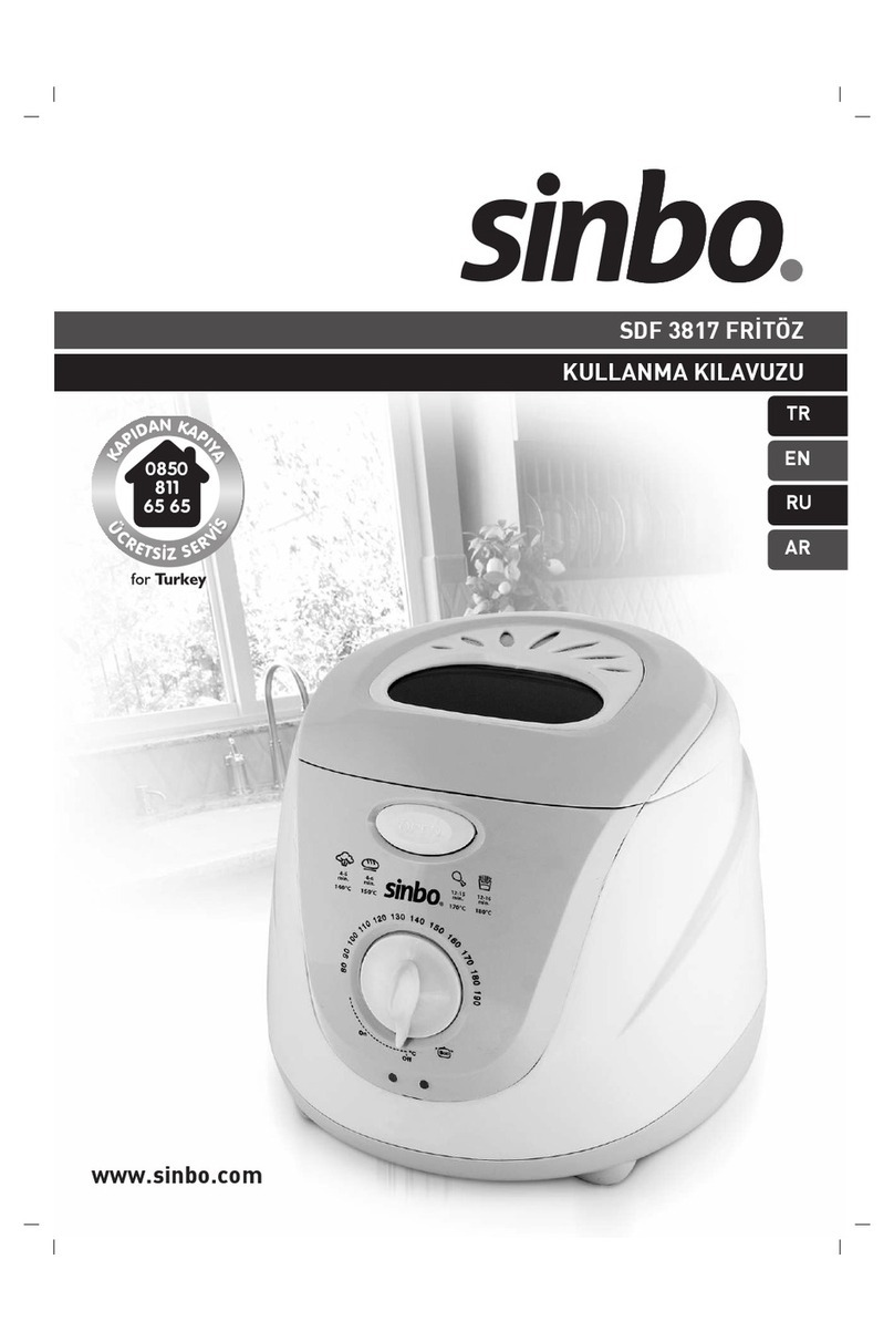 Sinbo SDF-3817 instruction manual