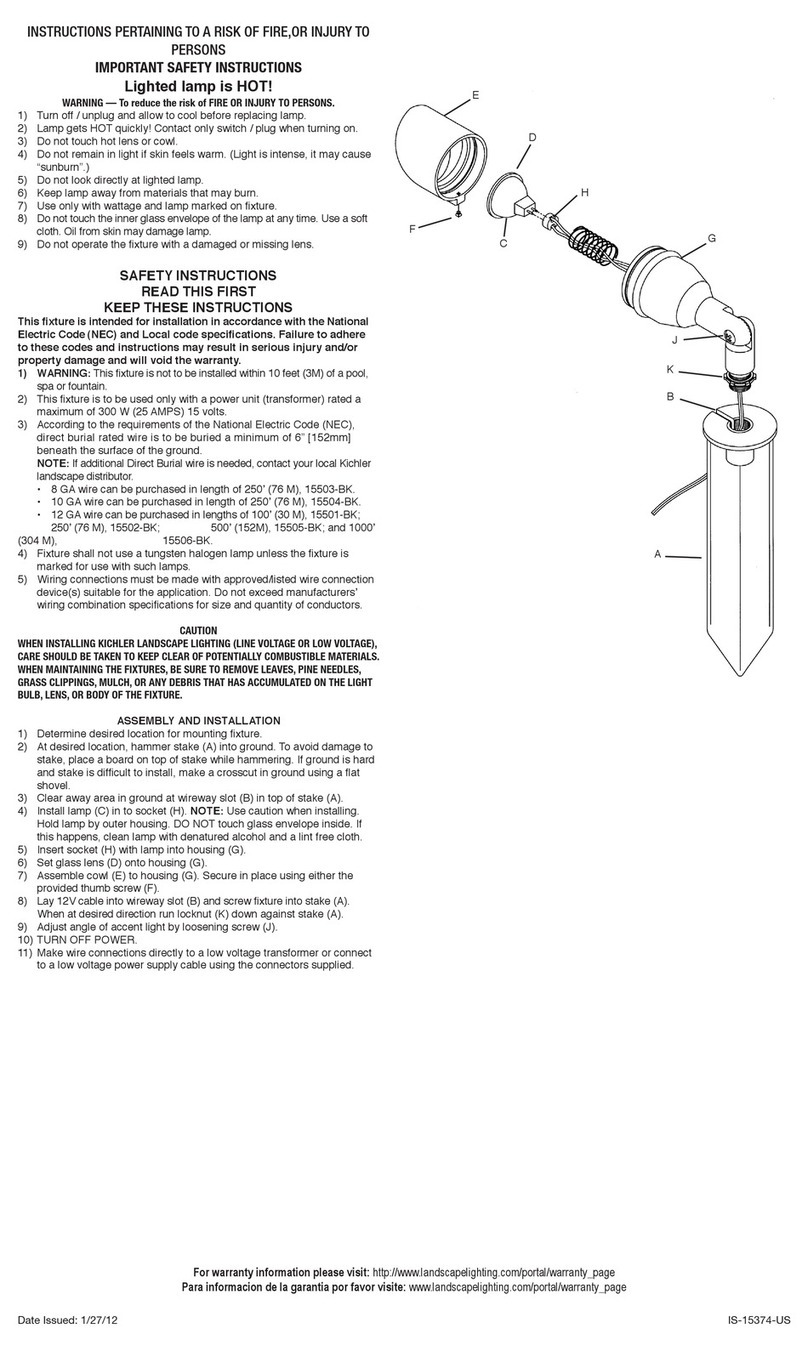 Kichler Lighting 15503-BK instructions