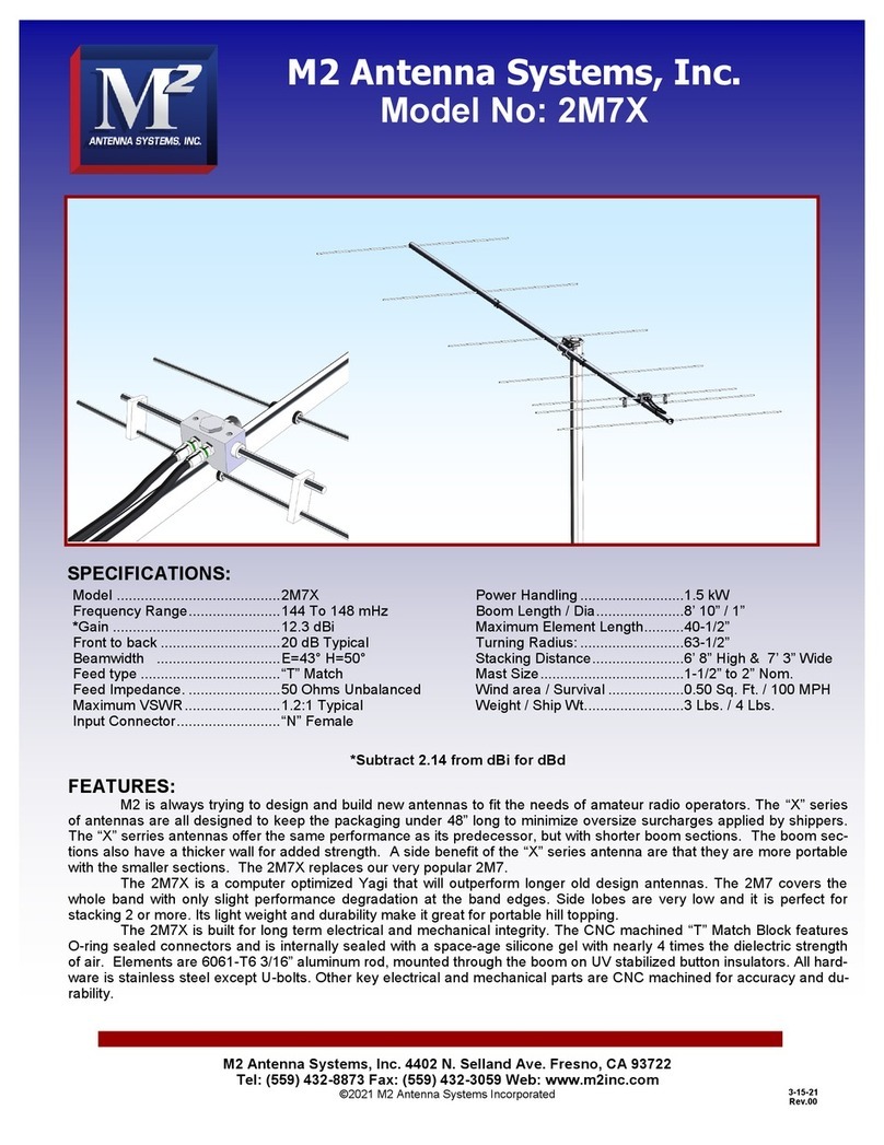 M2 Antenna Systems 2M7X quick start guide
