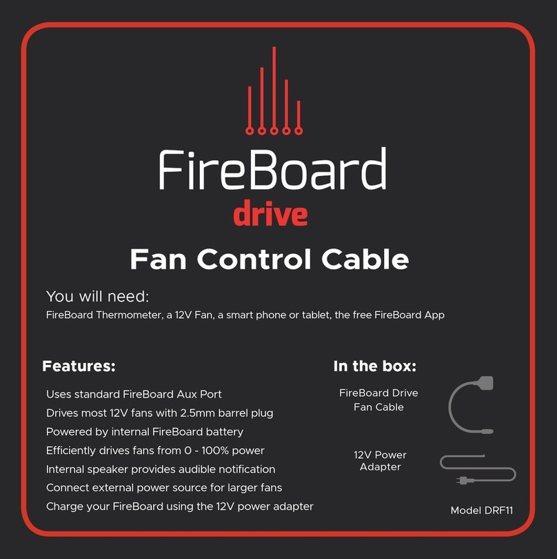 FireBoard drive Fan Control Cable quick start guide FireBoard drive Fan Control Cable quick start guide