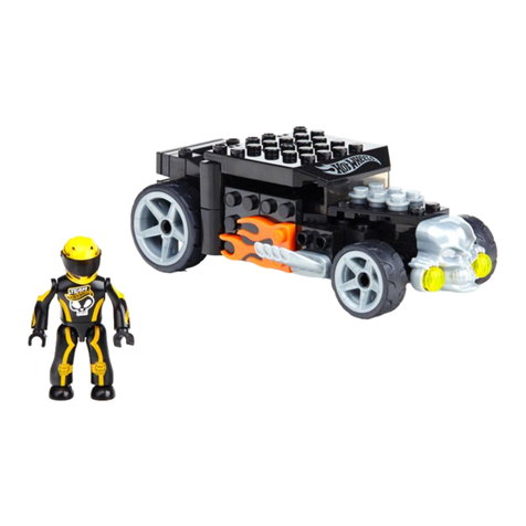 Mattel Mega Bloks Hot Wheels Boneshaker manual