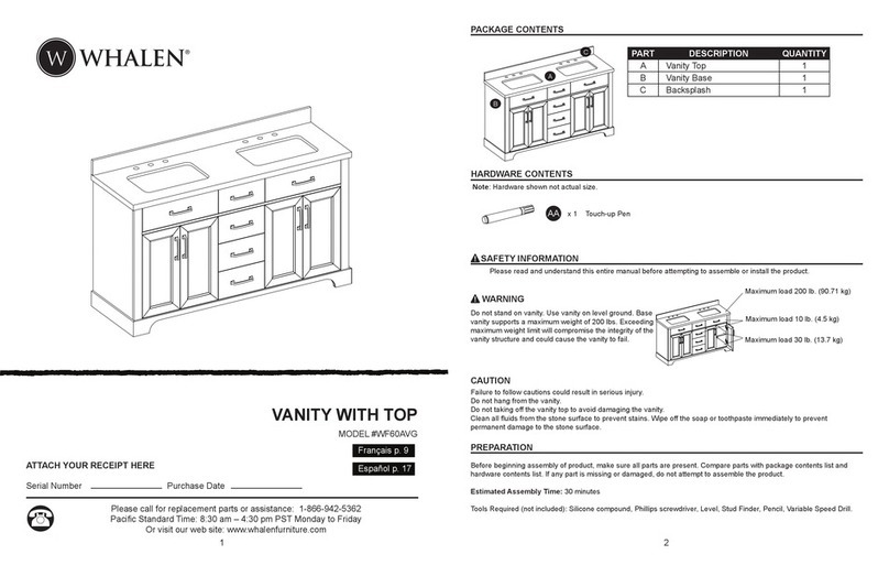 Whalen WF60AVG User manual
