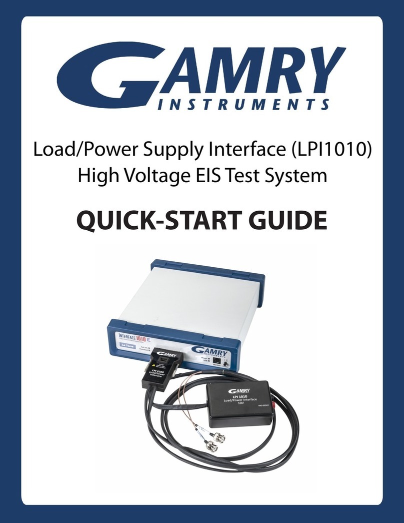 Gamry LPI1010 User manual