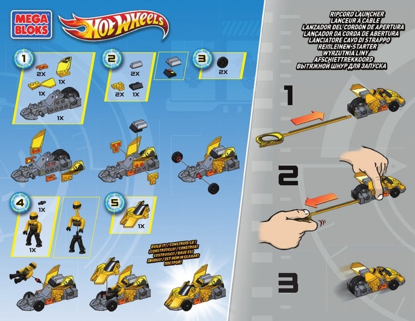 Mattel Mega Bloks Hot Wheels Street Speeder User manual