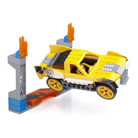Mattel Mega Bloks Hot Wheels Fearless Jump Stunt User manual