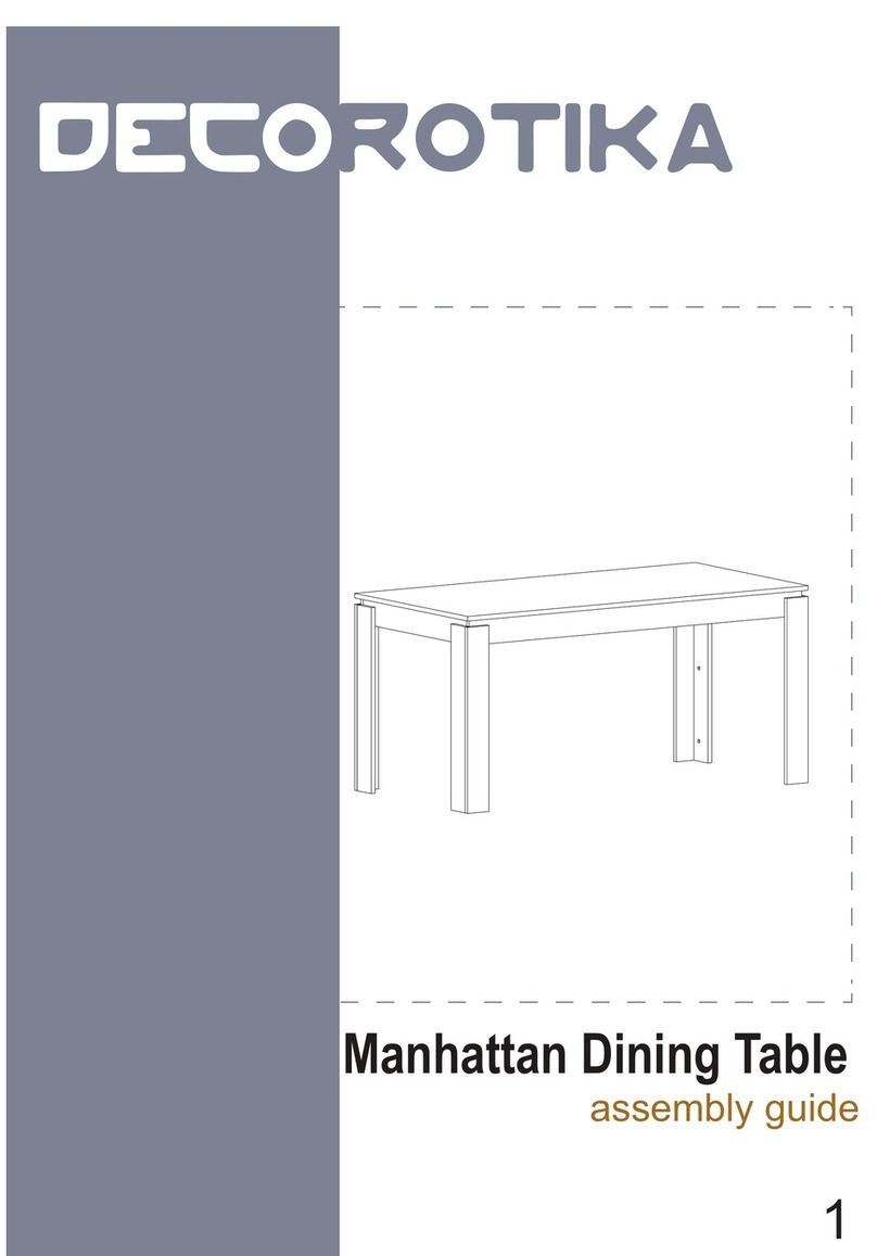 Decorotika Manhattan User manual Decorotika Manhattan User manual
