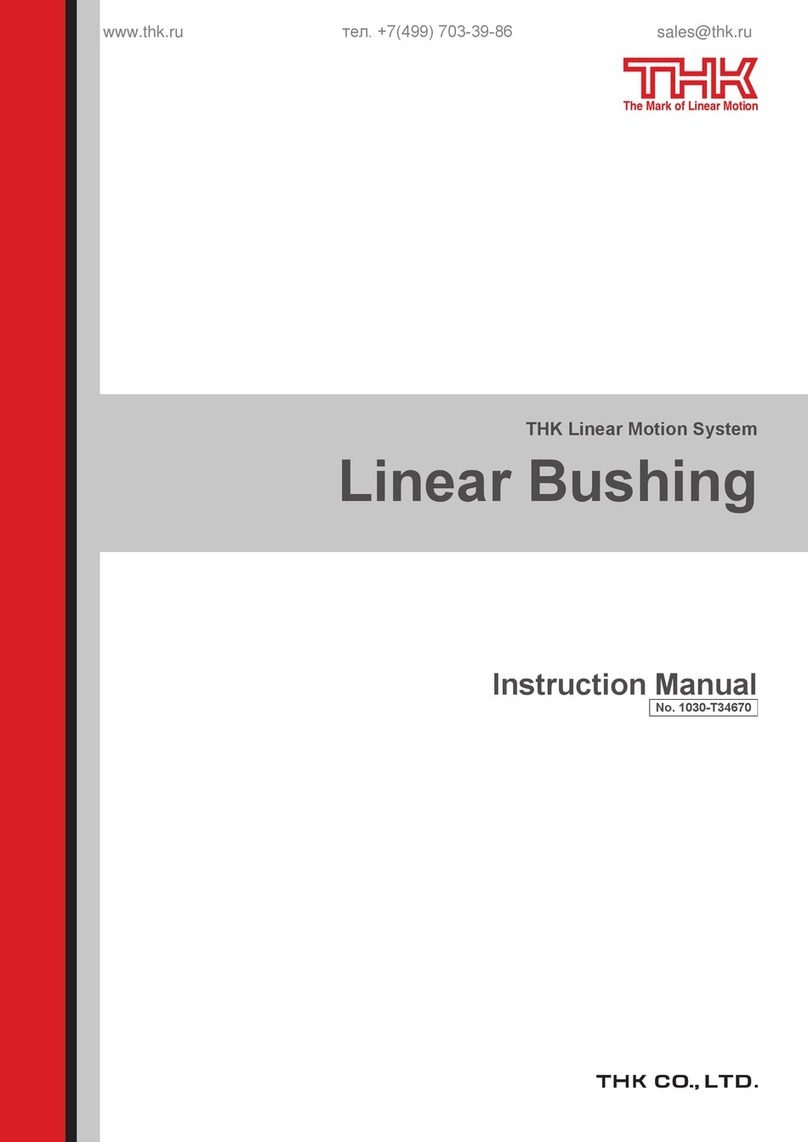 THK Linear Bushing instruction manual