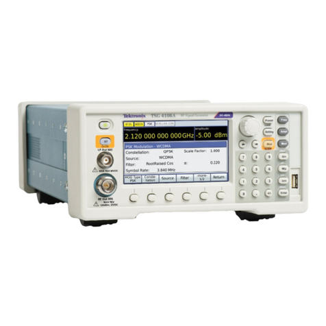 Tektronix TSG4100A Series Operating and maintenance manual Tektronix TSG4100A Series Operating and maintenance manual