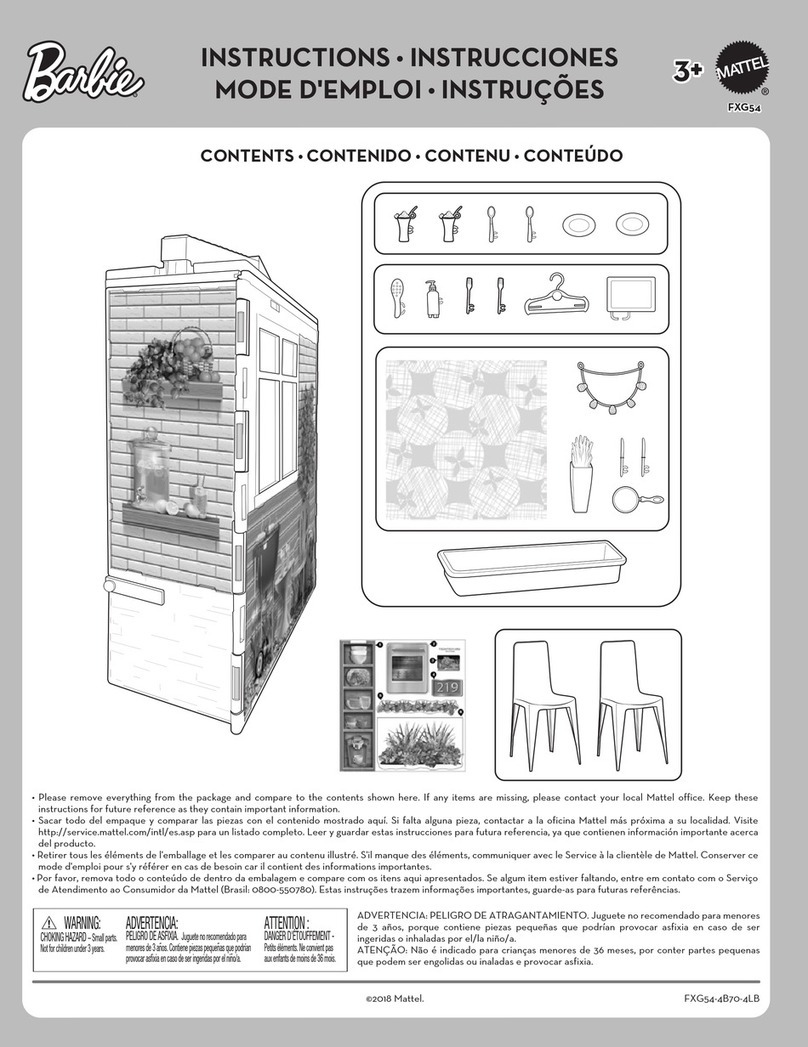 Mattel Barbie FXG54 User manual