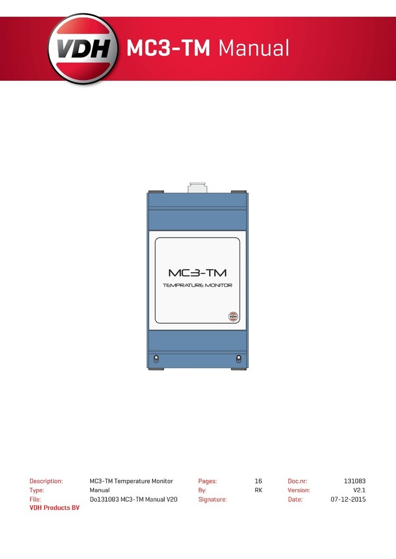 VDH MC3-TM manual