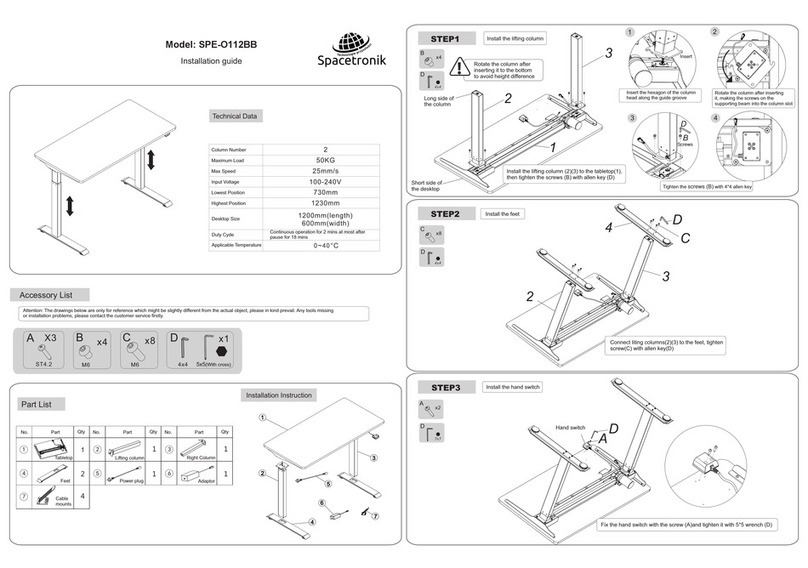 Spacetronik SPE-O112BB User manual
