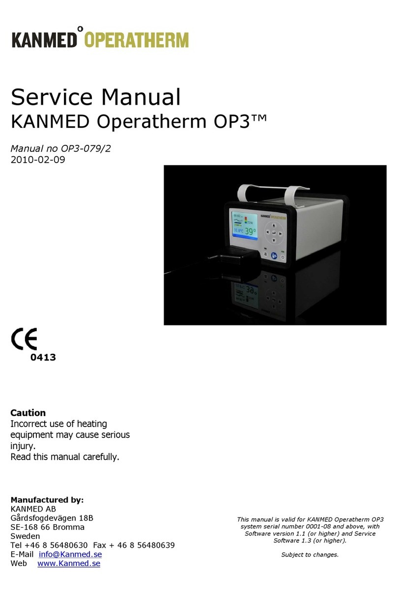 Kanmed Operatherm OP3 Service manual