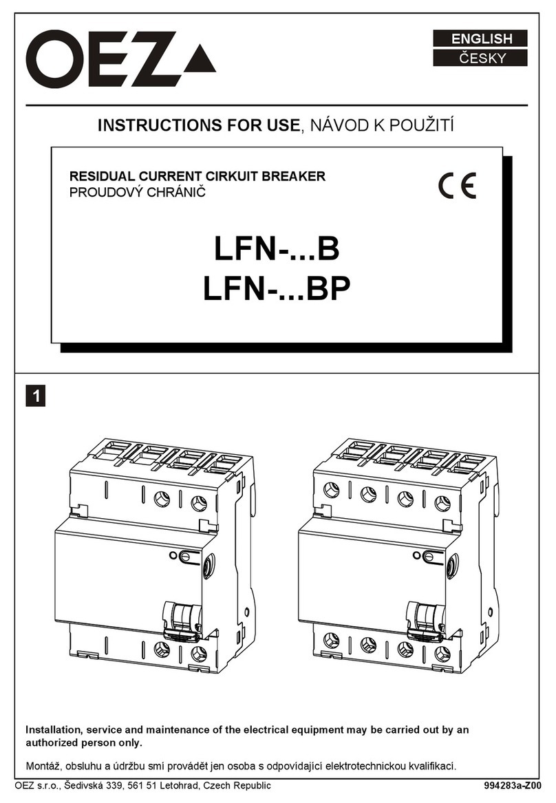 OEZ LFN-B Series Instructions for use