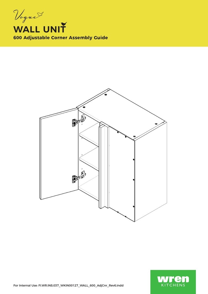 Wren Kitchens BASE UNIT 600 User manual