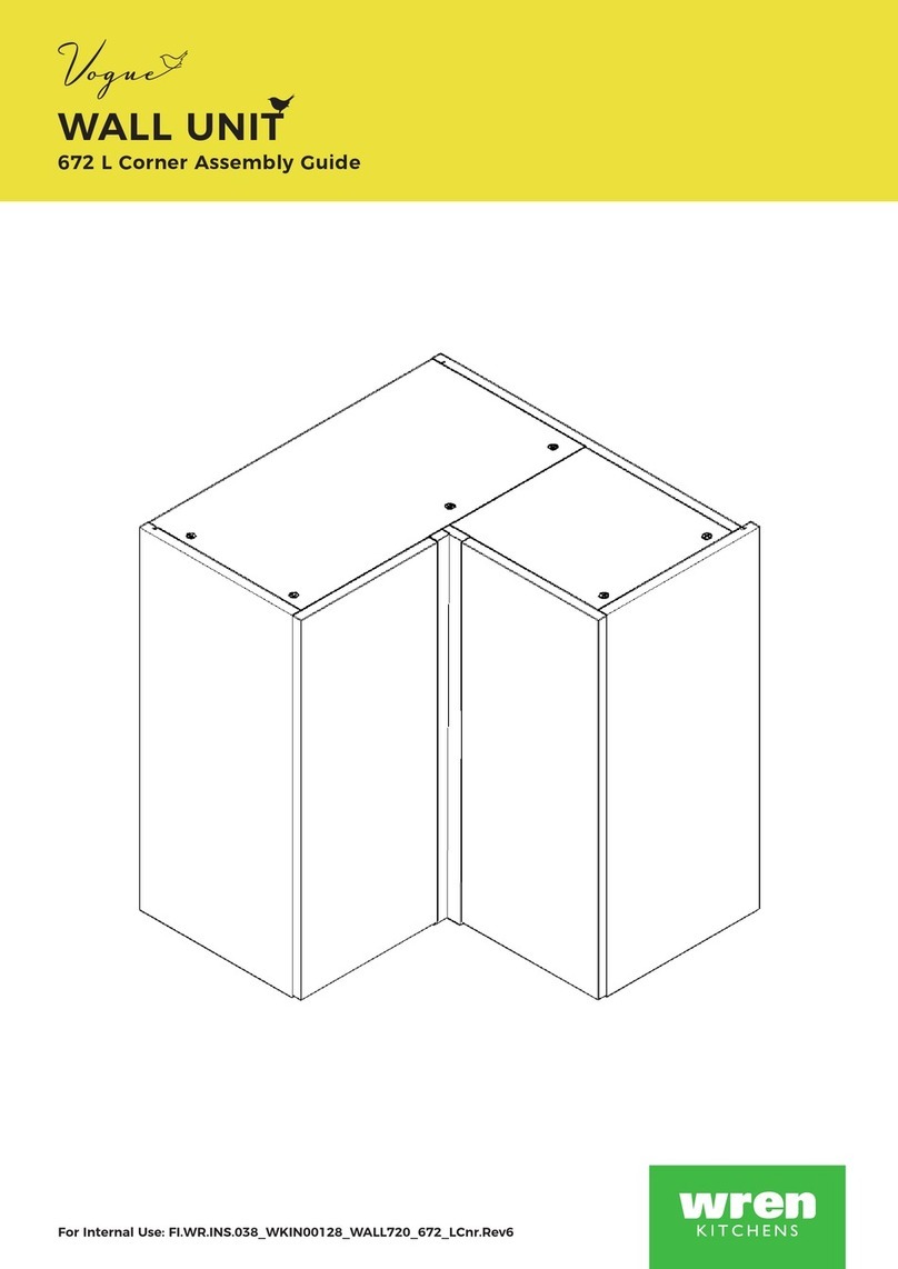 Wren Kitchens WALL UNIT 672 L Corner User manual Wren Kitchens WALL UNIT 672 L Corner User manual