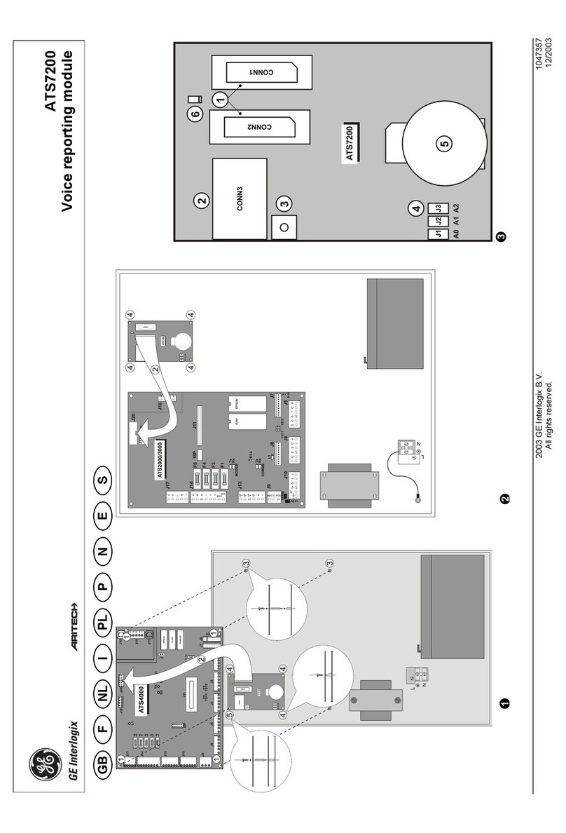 GE ATS7200 User manual