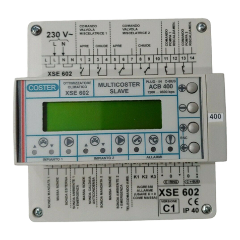 Coster B 268 User manual