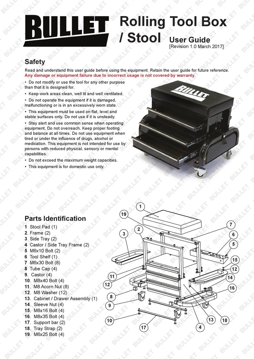 Bullet TOLBOXBULAS66 User manual