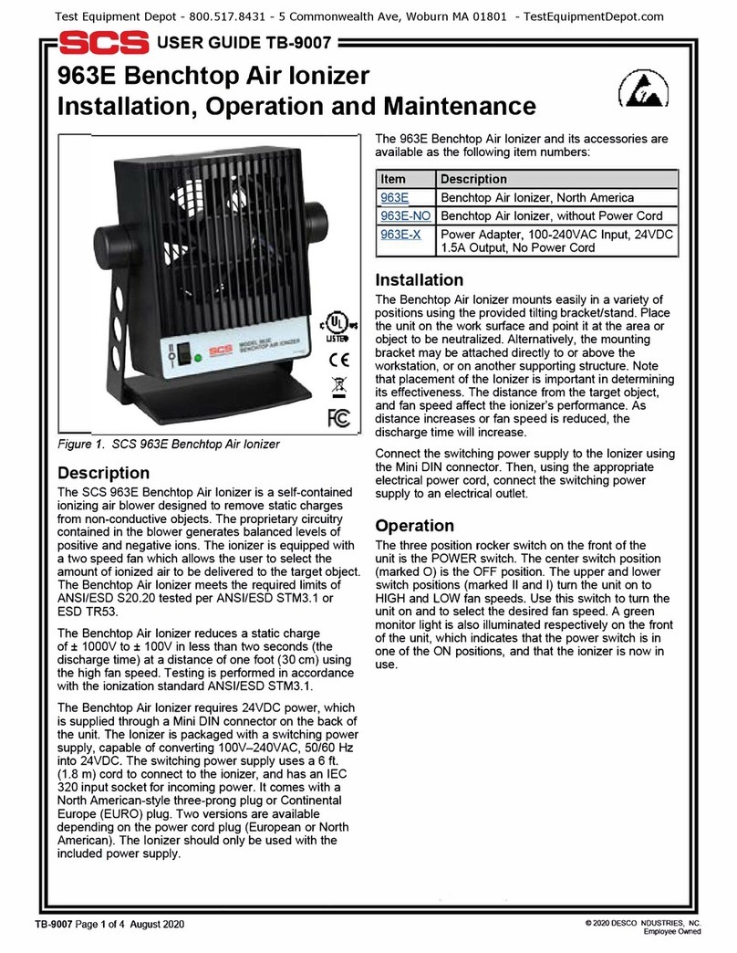 SCS 963E user guide