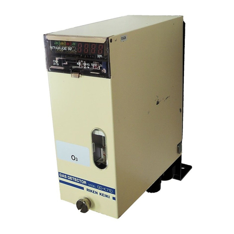 Riken Keiki GD-K71D operating manual