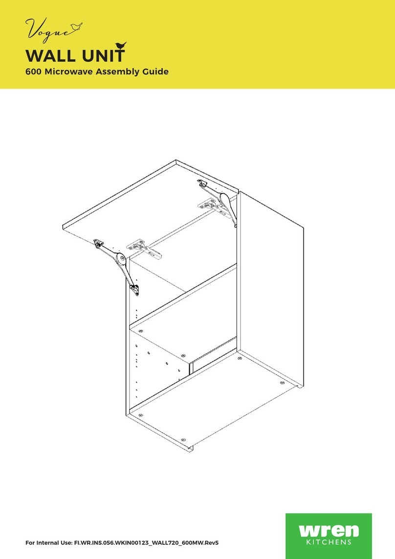Wren Kitchens BASE UNIT 600 Assembly guide