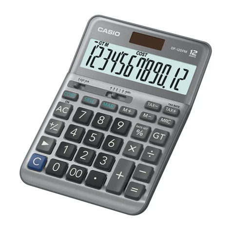 Casio DF-120FM user guide