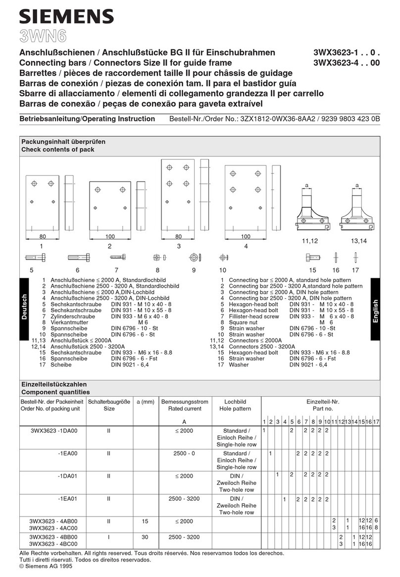 Siemens 3WN6 User manual